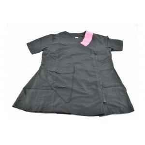 Halat Grooming Fien negru/roz S
